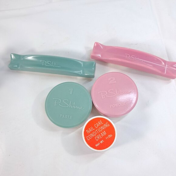 P. Shine Japanese Manicure Professional Nail Set Kit For Healthy Nails Vintage
